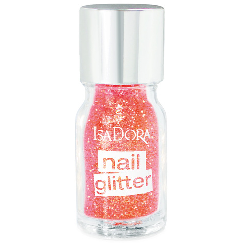 IsaDora Loose Nail Glitter, 90 Coral Glo