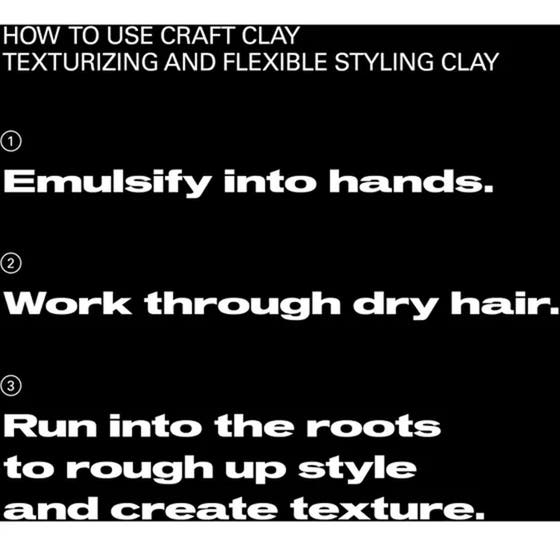 Craft Clay Texturizing & Flexible Styling Clay