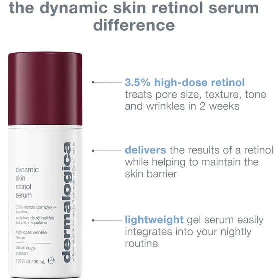 Dynamic Skin Recovery SPF50 & Dynamic Skin Retinol Serum