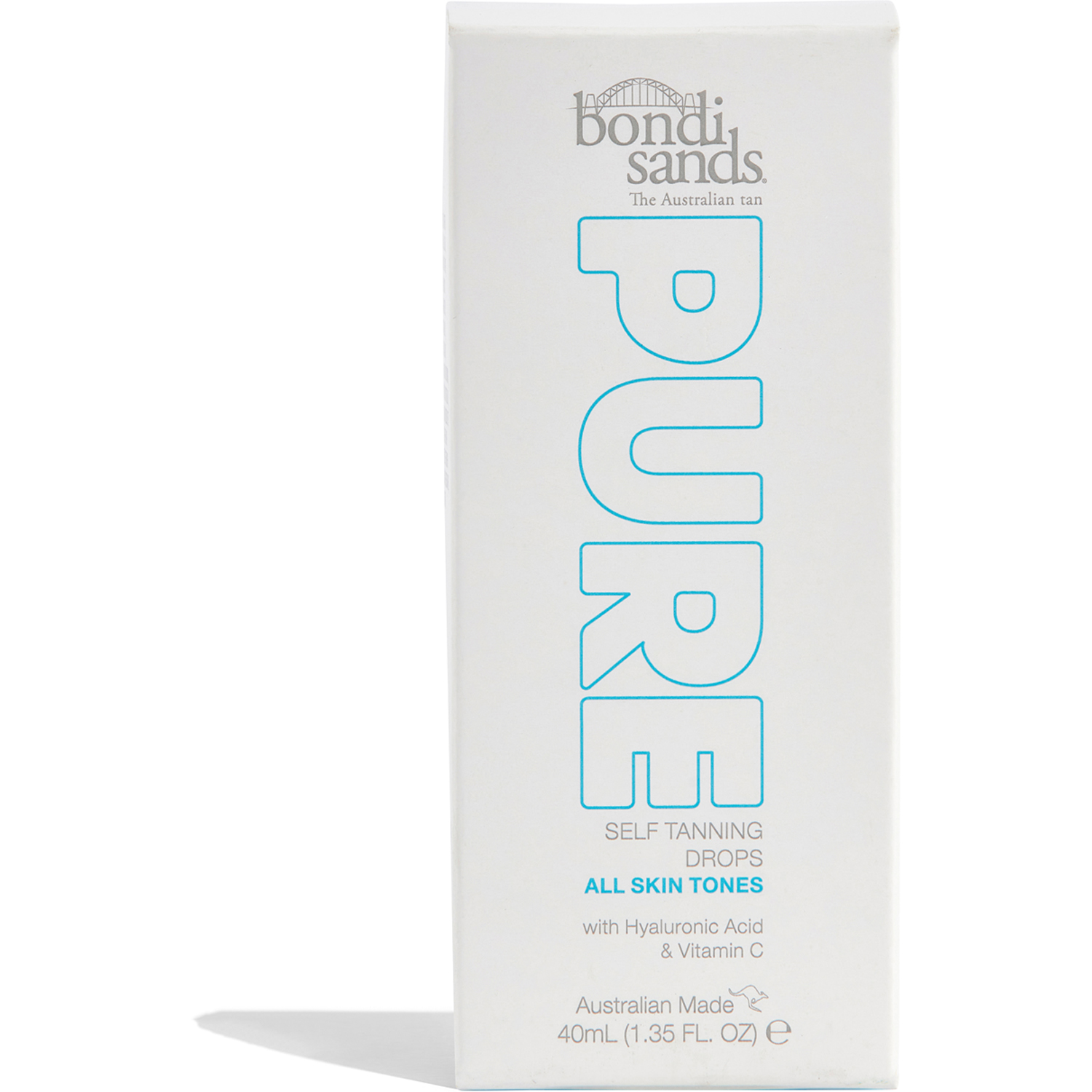 Pure Self Tan Drops, 40 ml Bondi Sands Brun Utan Sol