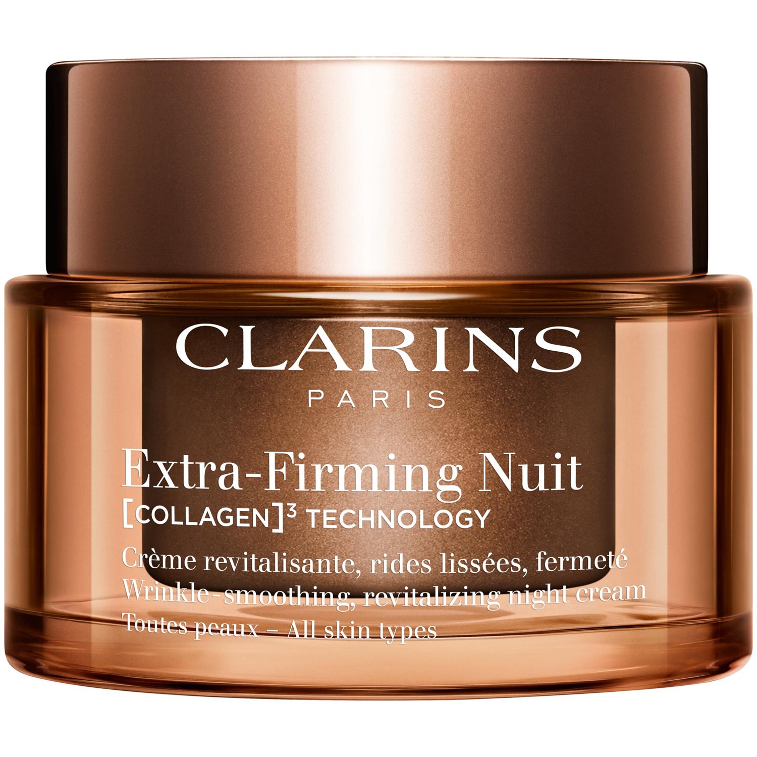 Clarins Extra-Firming Nuit Wrinkle-smoothing,revitalizing night cream All skin types