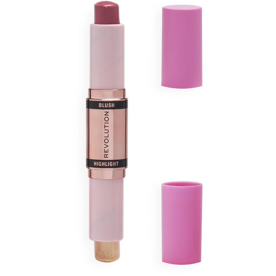 Makeup Revolution Blush & Highlight Stick MaUVe Glow - 8,6 g