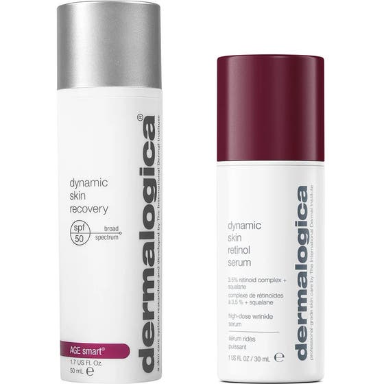Dynamic Skin Recovery SPF50 & Dynamic Skin Retinol Serum