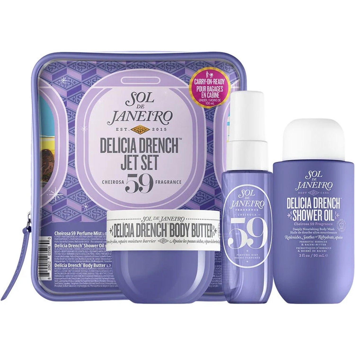 Sol de Janeiro Delicia Drench Jet Set 3 pcs