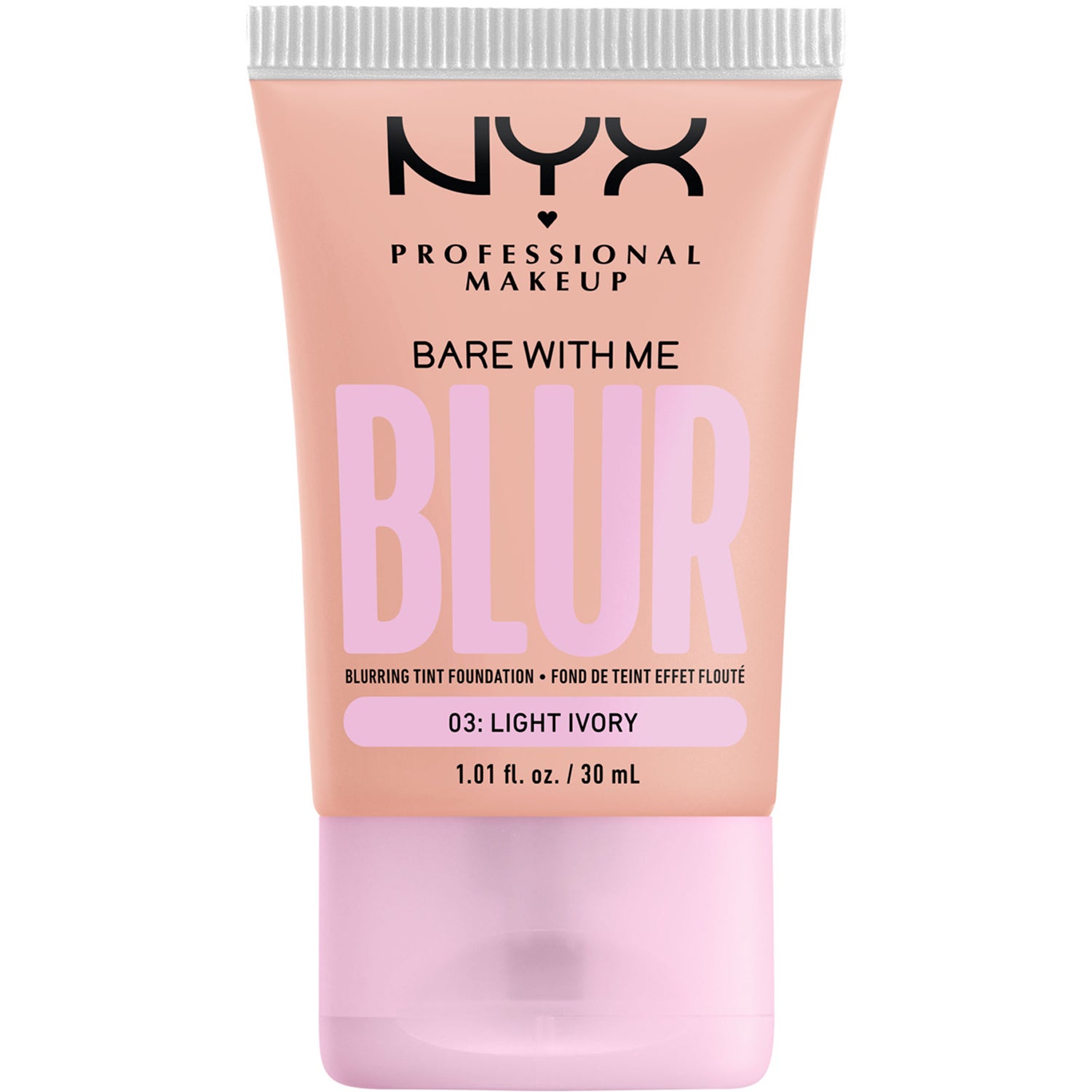 NYX Professional Makeup Bare With Me Blur Tint Foundation 03 Light Ivory - 30 ml