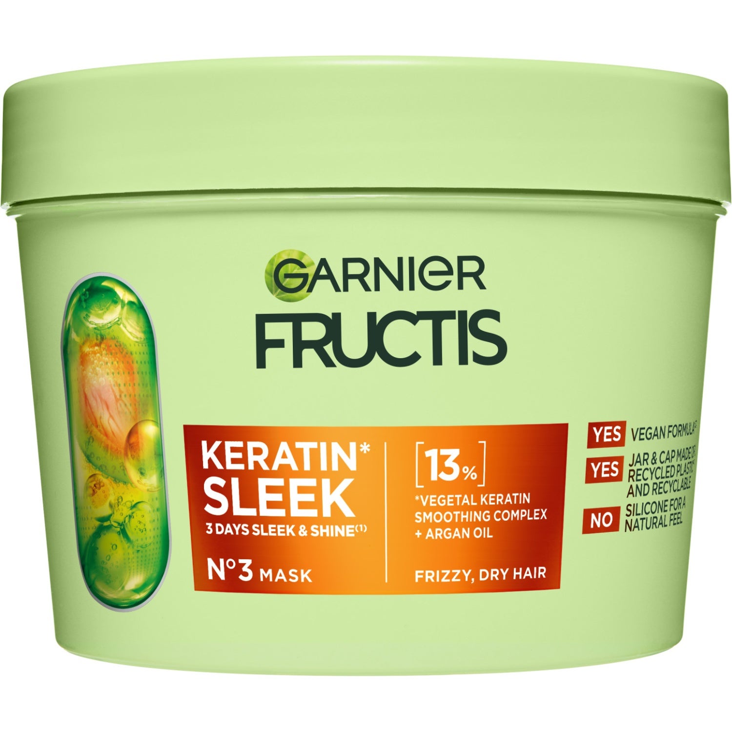 Garnier Garnier Fructis Keratin Sleek Mask 370 ml parfym