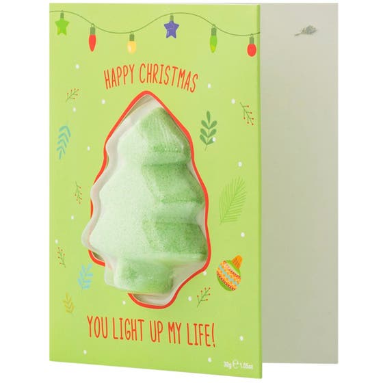 Christmas Tree Fizzer Card