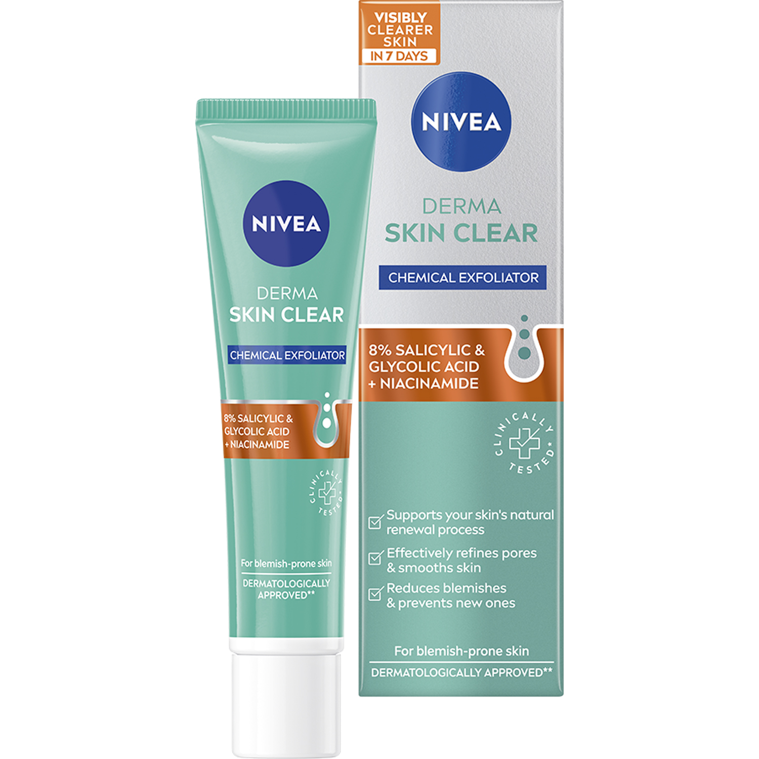 NIVEA Derma Skin Clear Night Exfoliator 40 ml