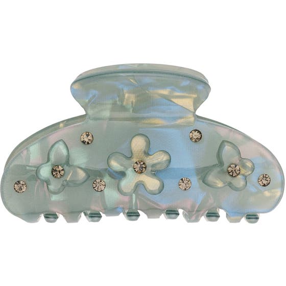 Flower & Butterfly Hair Claw Small
