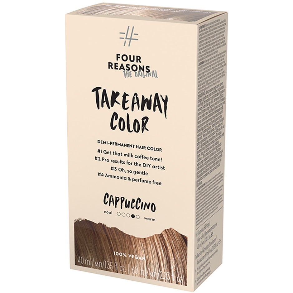 Take Away Color 7.35 Cappucino,  Four Reasons Hårfärg