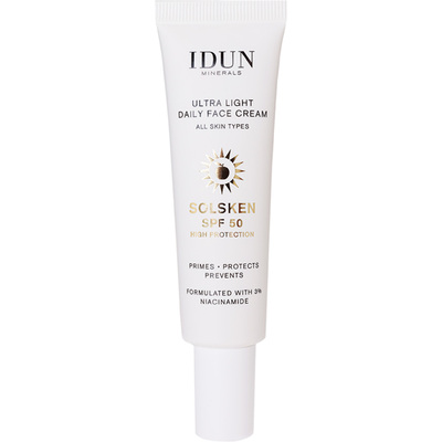 IDUN Minerals Ultra Light Daily Face Cream Solsken