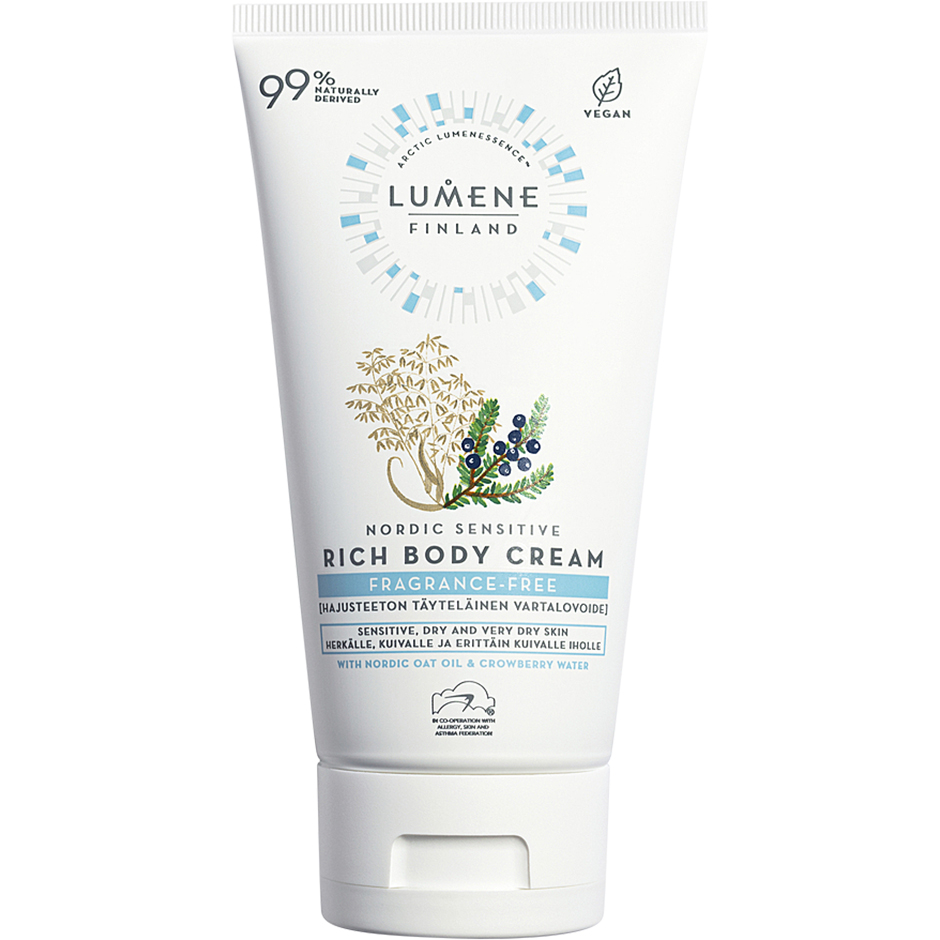 Nordic Sensitive Fragrance-free Rich Body Cream, 150 ml Lumene Body Cream