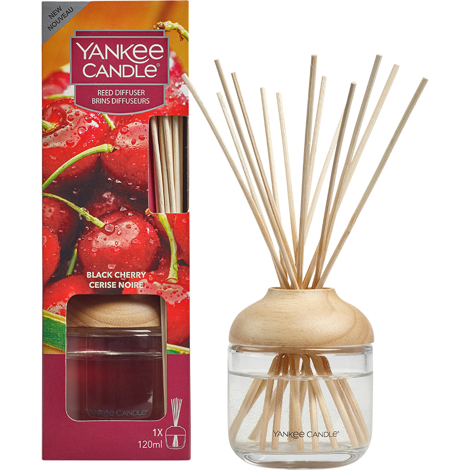 Reed Diffuser - Black Cherry, Yankee Candle Doftljus