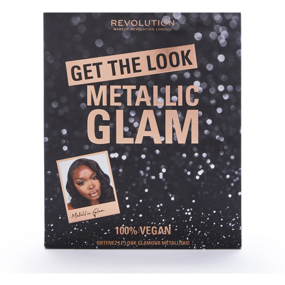 Revolution Get The Look: Metallic Glam, Makeup Revolution Set & Paletter