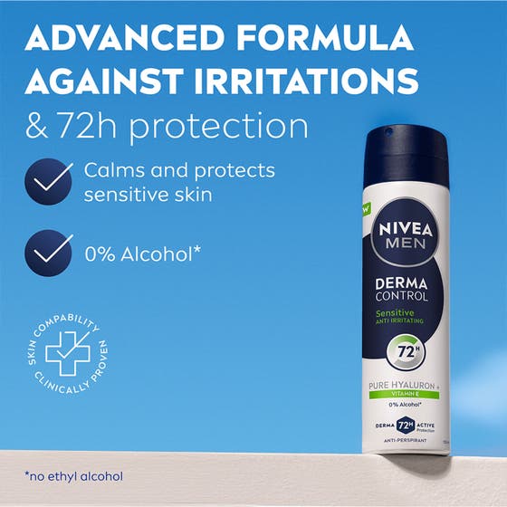 Antiperspirant Deo Spray Derma Control Sensitive