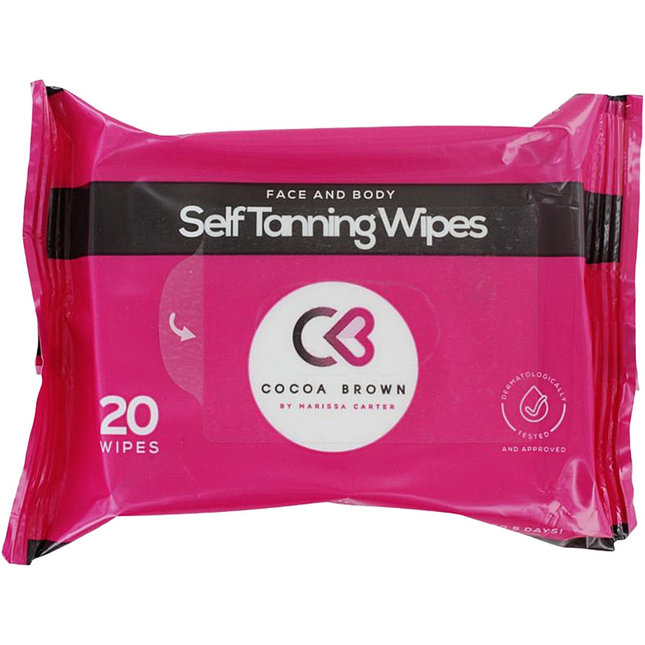Cocoa Brown Self Wipes Face Body 20 pcs 20 pcs pcs 20