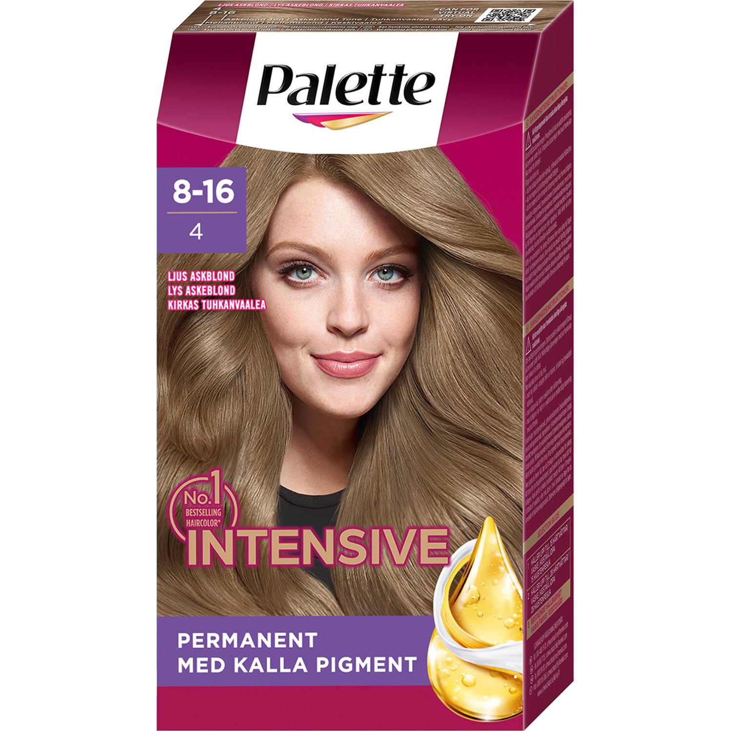 PALETTE Mood 4 Ljus Askblond - 115 ml