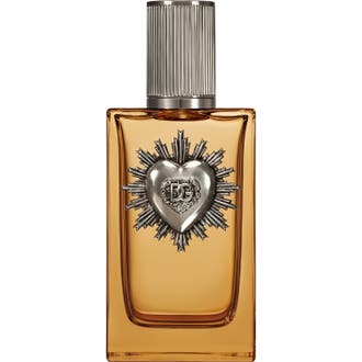 Dolce & Gabbana Devotion Pour Homme Parfum 100 ml parfym herr i bärnstensfärgad flaska med silvrigt hjärta