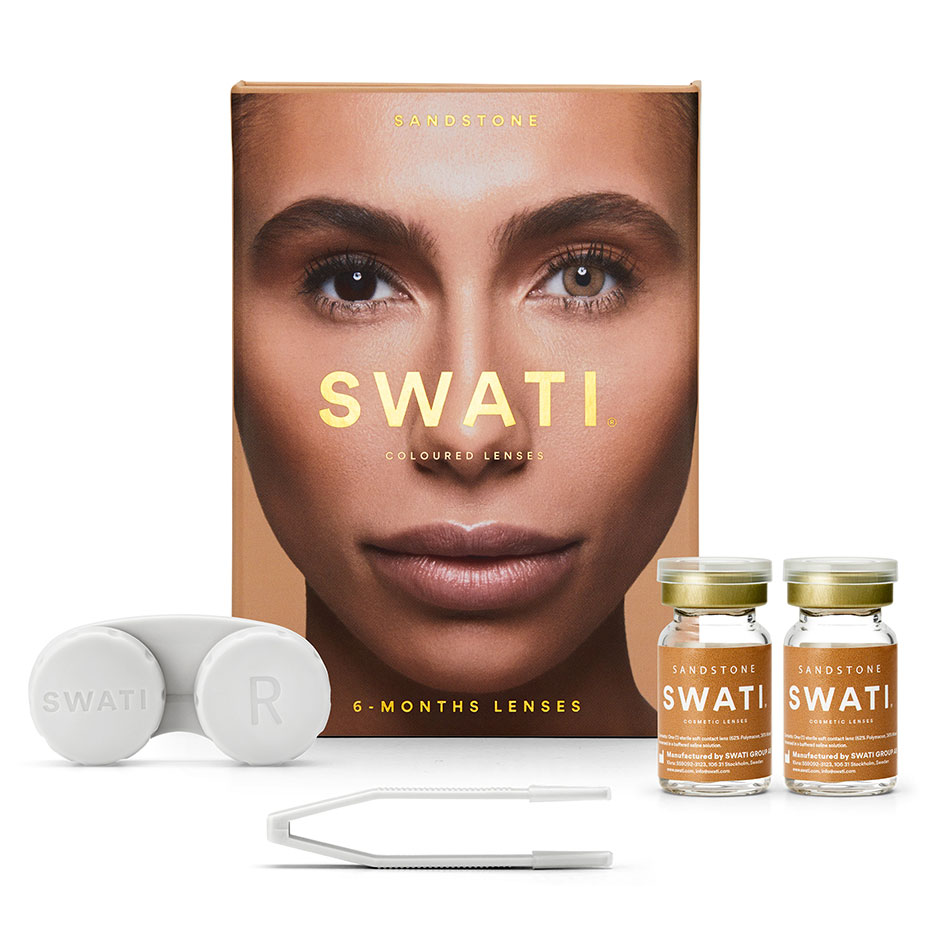 Sandstone, 2 st SWATI Cosmetics Färgade linser