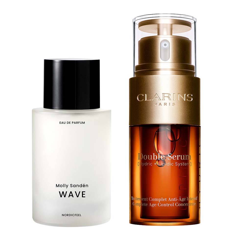 Wave & Clarins Double Serum Set, Molly Sandén by Nordicfeel Damparfym