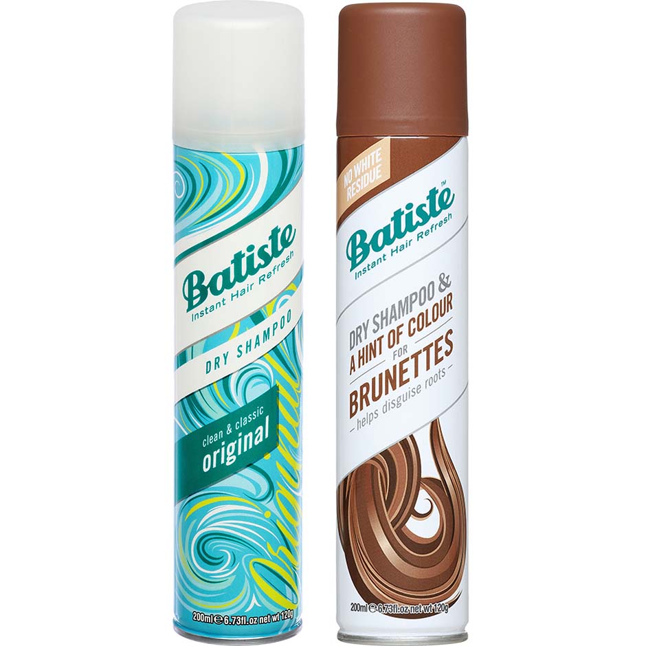 Batiste Dry Shampoo Duo Original 200 ml Medium/Brunette 200 ml 400 ml