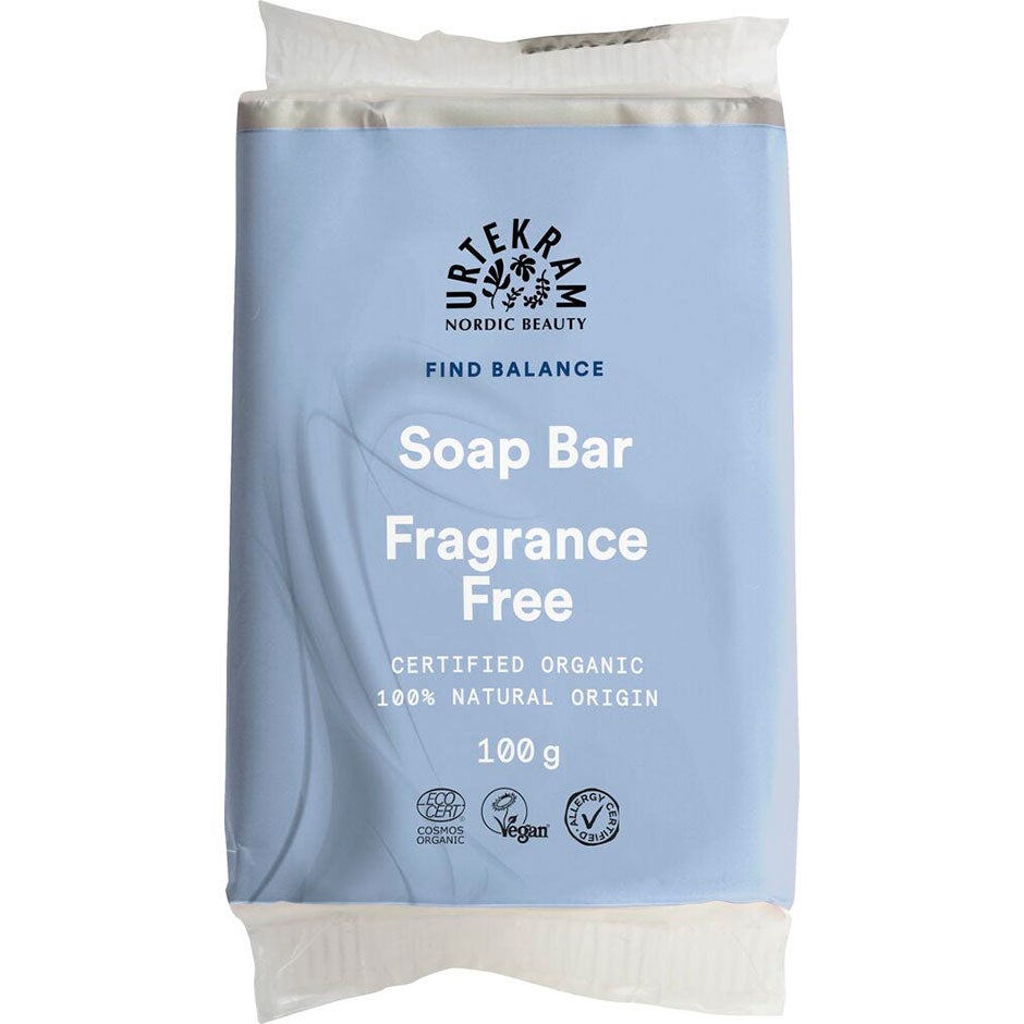 Fragrance Free Soap Bar, 100 g Urtekram Handtvål