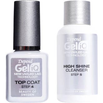 Gel IQ Top Coat & High Shine Cleanser Set