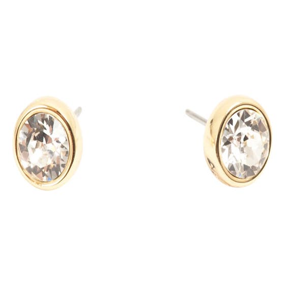Swarovski Earring Gold/Crystal