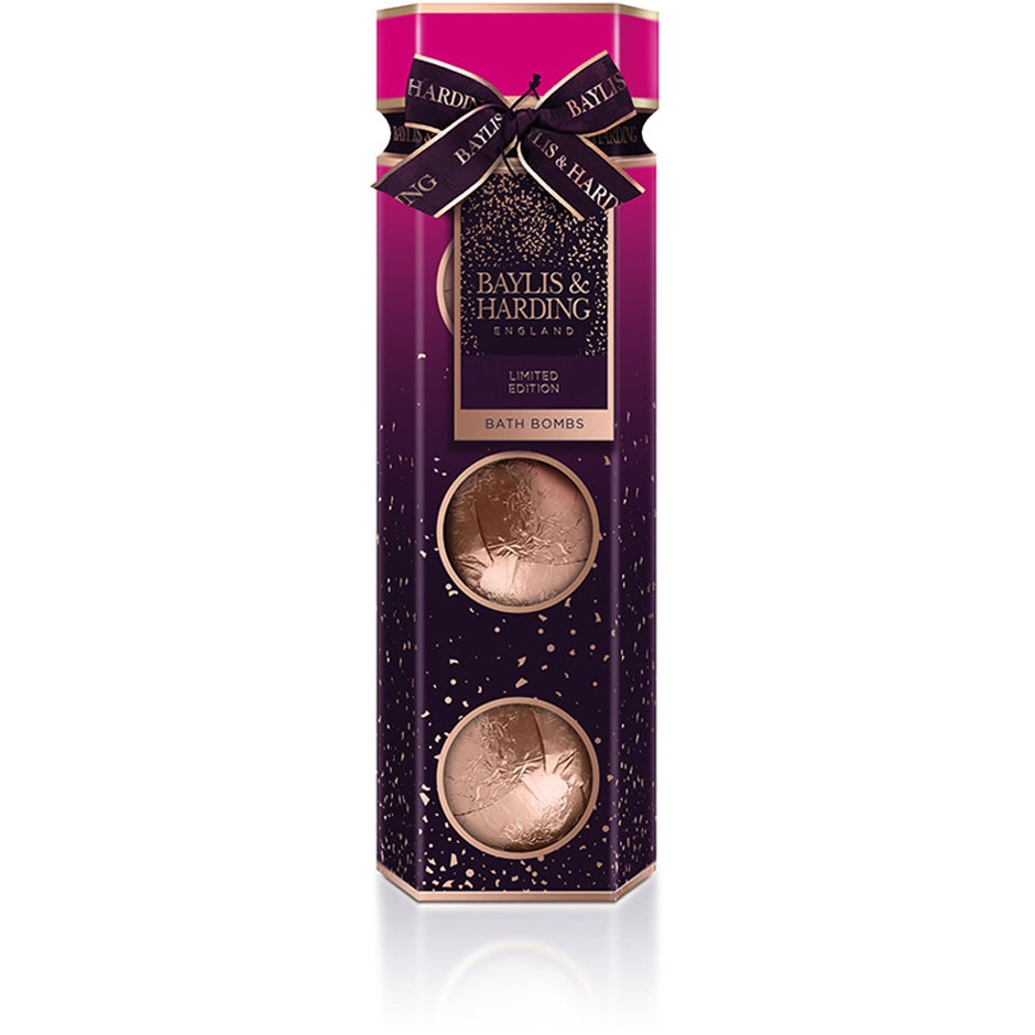 Baylis Harding Wild Fig Pomegranate 3 Bath Fizzer Cracker Set 300 g