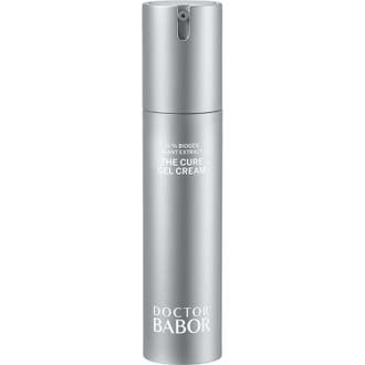 Doctor Babor The Cure Gel Cream 50ml babor ansiktskräm anti age för hudföryngring i silverfärgad pumpflaska.