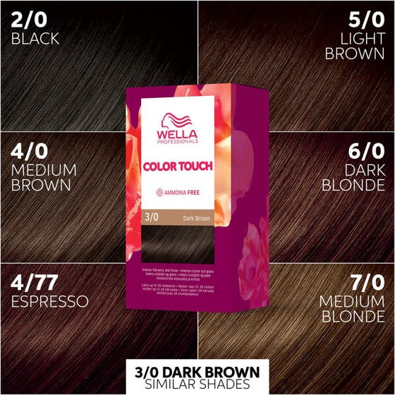 Dark Brown Trio Hair Color