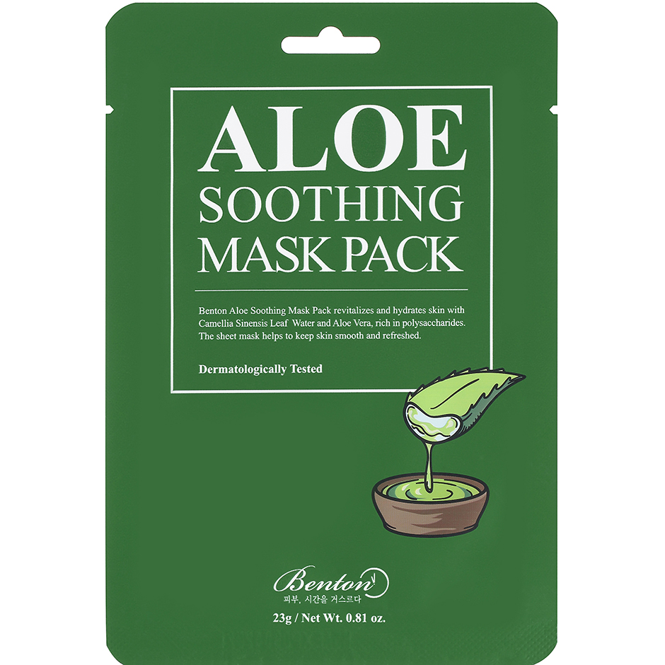 Aloe Soothing Mask Pack, 23 ml Benton Ansiktsmask