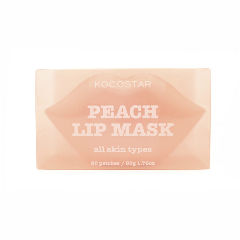Peach Lip Mask, Kocostar Läppbalsam & Läppskrubb