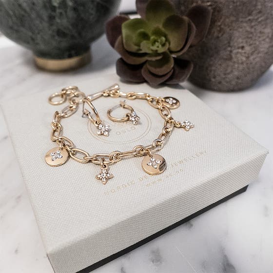 Creol Cross Charming Coin Earring