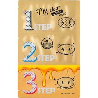 Pig Nose Clear Blackhead 3-Step Honey Gold
