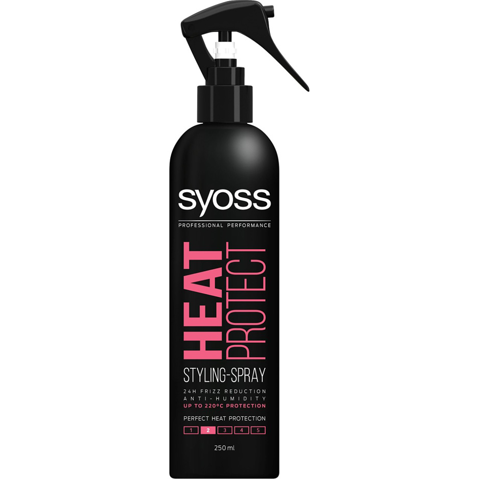 Heat Protect Styling Spray, 250 ml Syoss Stylingprodukter