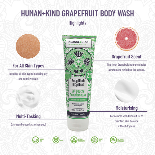 Human+Kind Body Wash Grapefruit