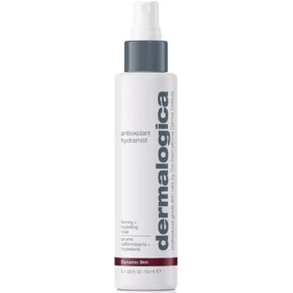 Dermalogica Antioxidant Hydramist 150 ml firming antioxidanter ansiktsmist i vit sprayflaska med lila accent.