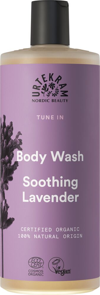 Soothing Lavender Body Wash, 500 ml Urtekram Bad- & Duschcreme