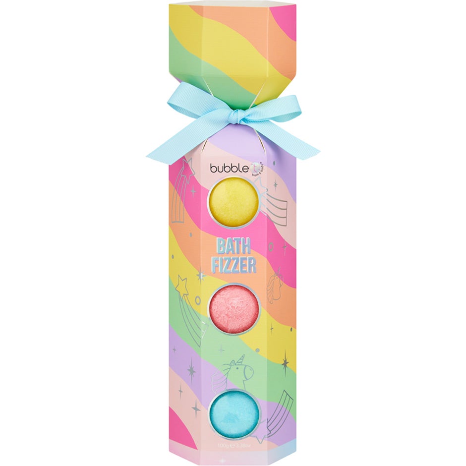 Rainbow Bath Fizzer Cracker, 450 g BubbleT Badskum & Badsalt