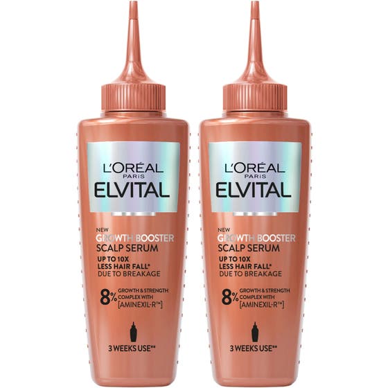 Elvital Growth Booster Hair Serum Duo