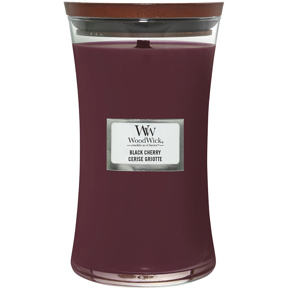 Black Cherry, WoodWick Doftljus