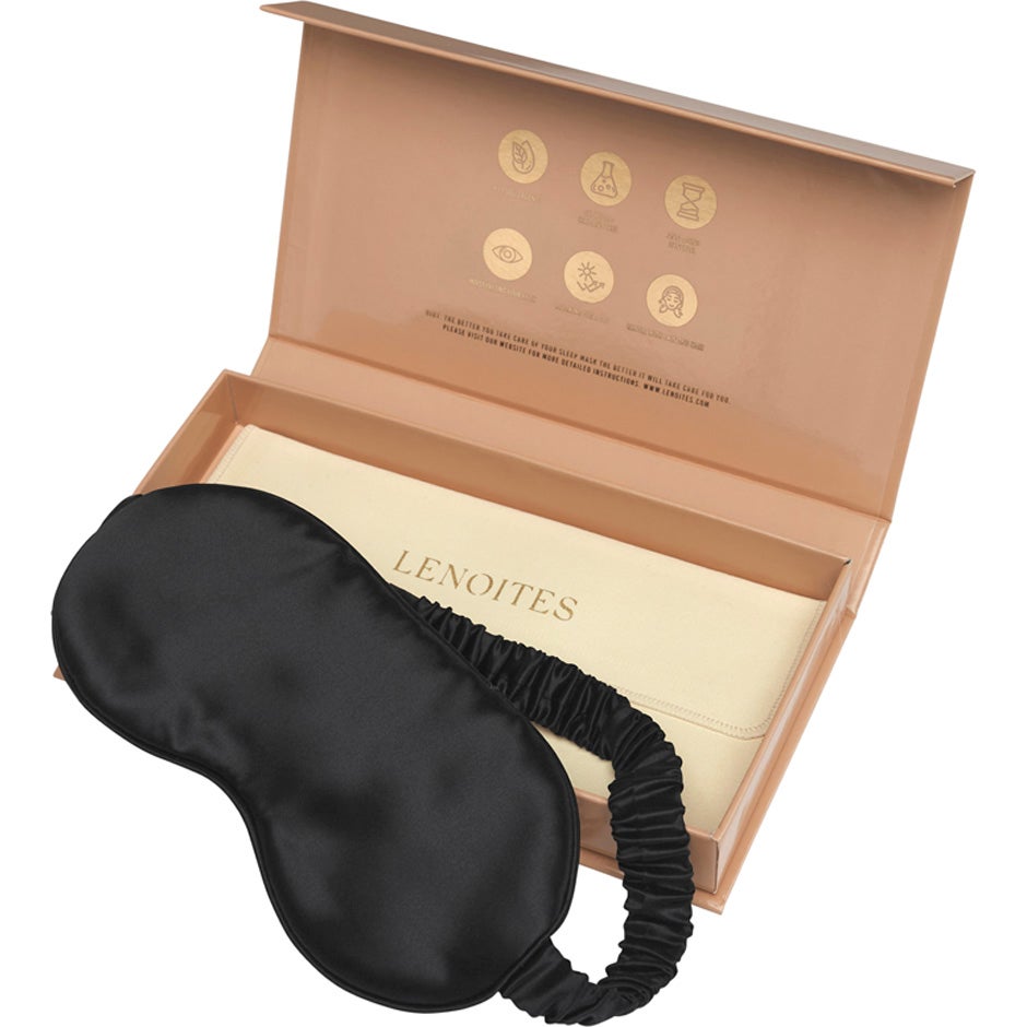 Mulberry Sleep Mask with Pouch,  Lenoites Ansiktsmask