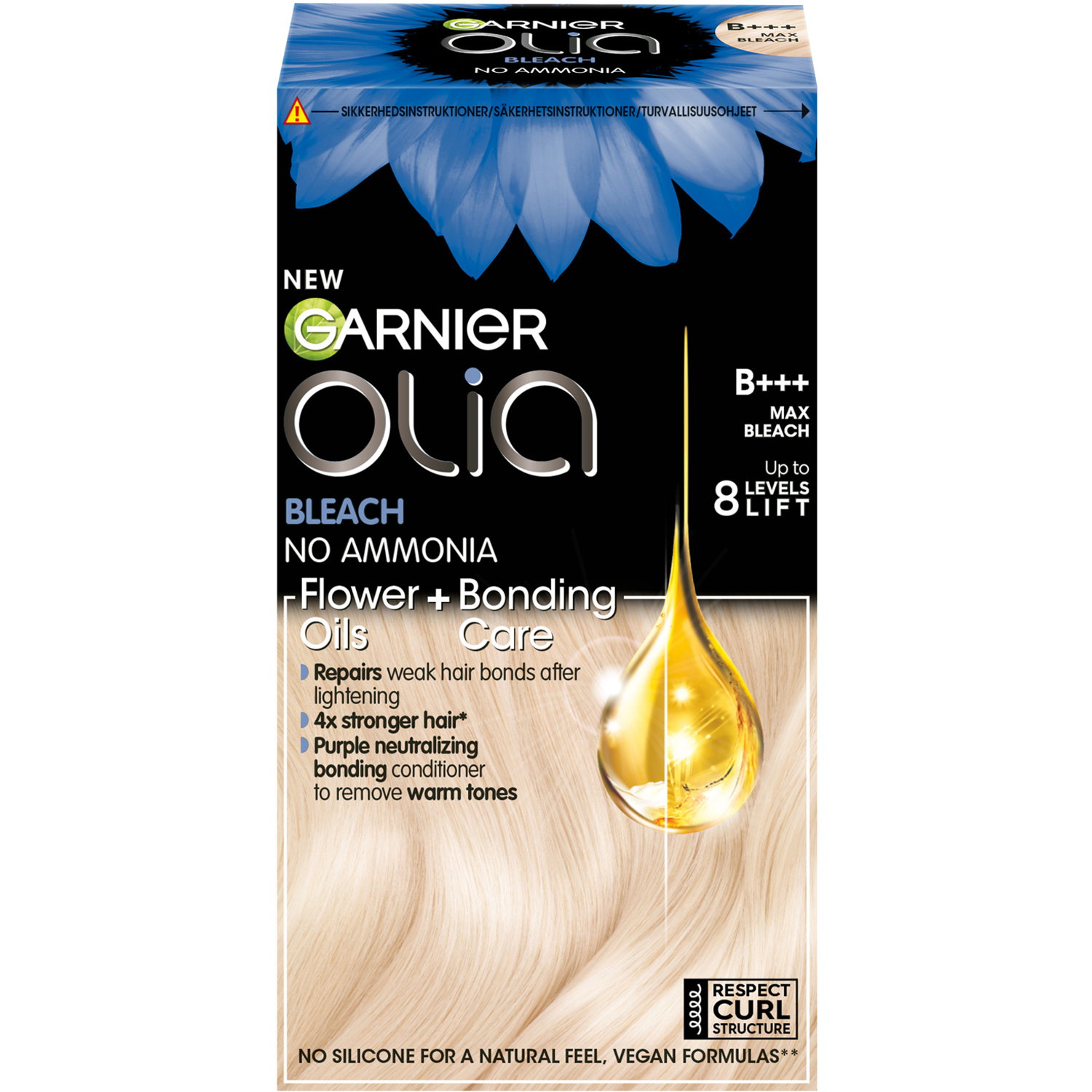 Garnier Olia Permanent Hårfärg B+++ Max Bleach 1 pcs