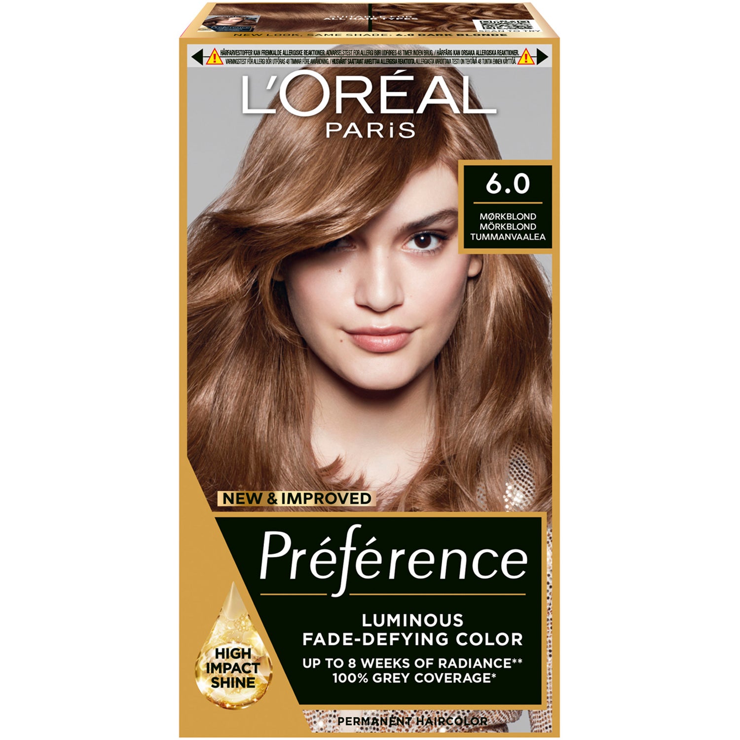 L'Oréal Paris Récital Préférence 6 Sofia Mörkblond 1 pcs