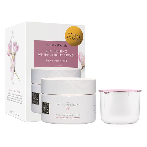 Sakura Body Cream + Refill Pack