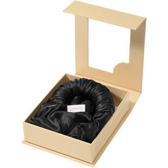 Blowout Tie in Mulberry Silk Small Black