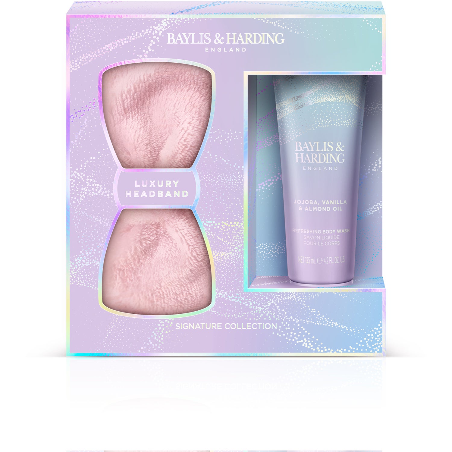 Baylis Harding Jojoba, Vanilla Almond Oil Luxury Headband Gift Set 600 ml