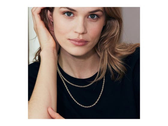 Tinsel Gold Necklace