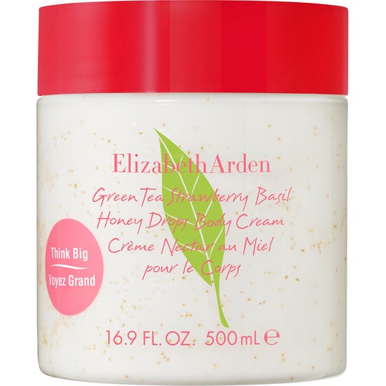 Green Tea Strawberry Basil Honey Drops Body Cream